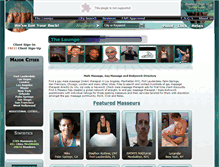 Tablet Screenshot of findamasseur.com